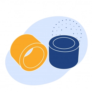 Втулка бронзовая 96 мм БРОФ10-1