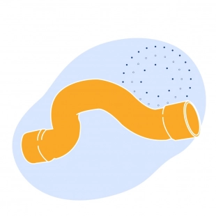 Медный обвод двухраструбный 10 мм М1р ГОСТ 32590-2013