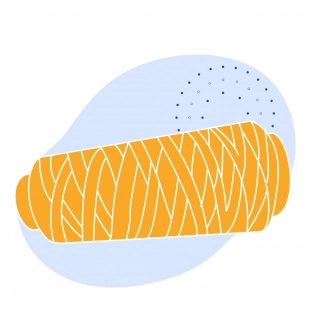 Нить полипропиленовая термофиксированная 2.1 сН/дтекс