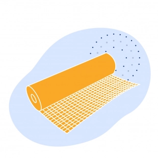 Стальная штукатурная сетка 0.8х0.32 мм Ст20 ГОСТ 3826-82