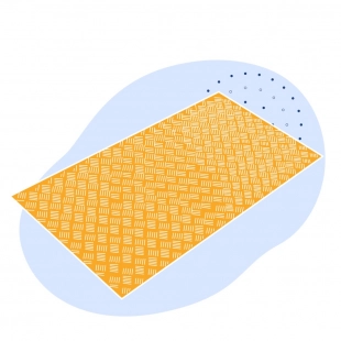 Лист стальной рифленый ромб 2.5 мм СТ1 ГОСТ 8568-77