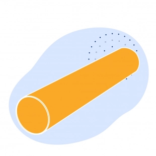Свинцовая труба 10 мм С2 ГОСТ 167-2018