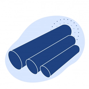 Труба оцинкованная электросварная прямошовная 159х3.5 мм Ст3пс ГОСТ 10704-91