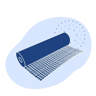 Стальная штукатурная сетка 0.8х0.32 мм Ст20 ГОСТ 3826-82