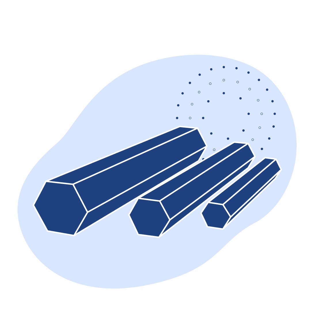 Шестигранник нержавеющий 90 мм AISI 304 ГОСТ 18968-73